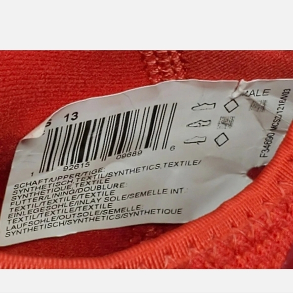 Adidas Red Icon V-8 Bit Baseball Cleats Men's Size 13 F34690 Minecraft New - Picture 5 of 12